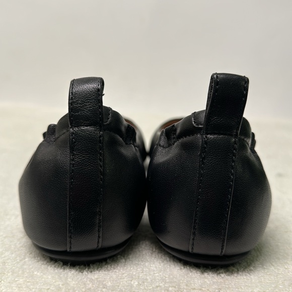Fitflop Black Leather Allegro Ballerina Flat Size 5 - Picture 6 of 13